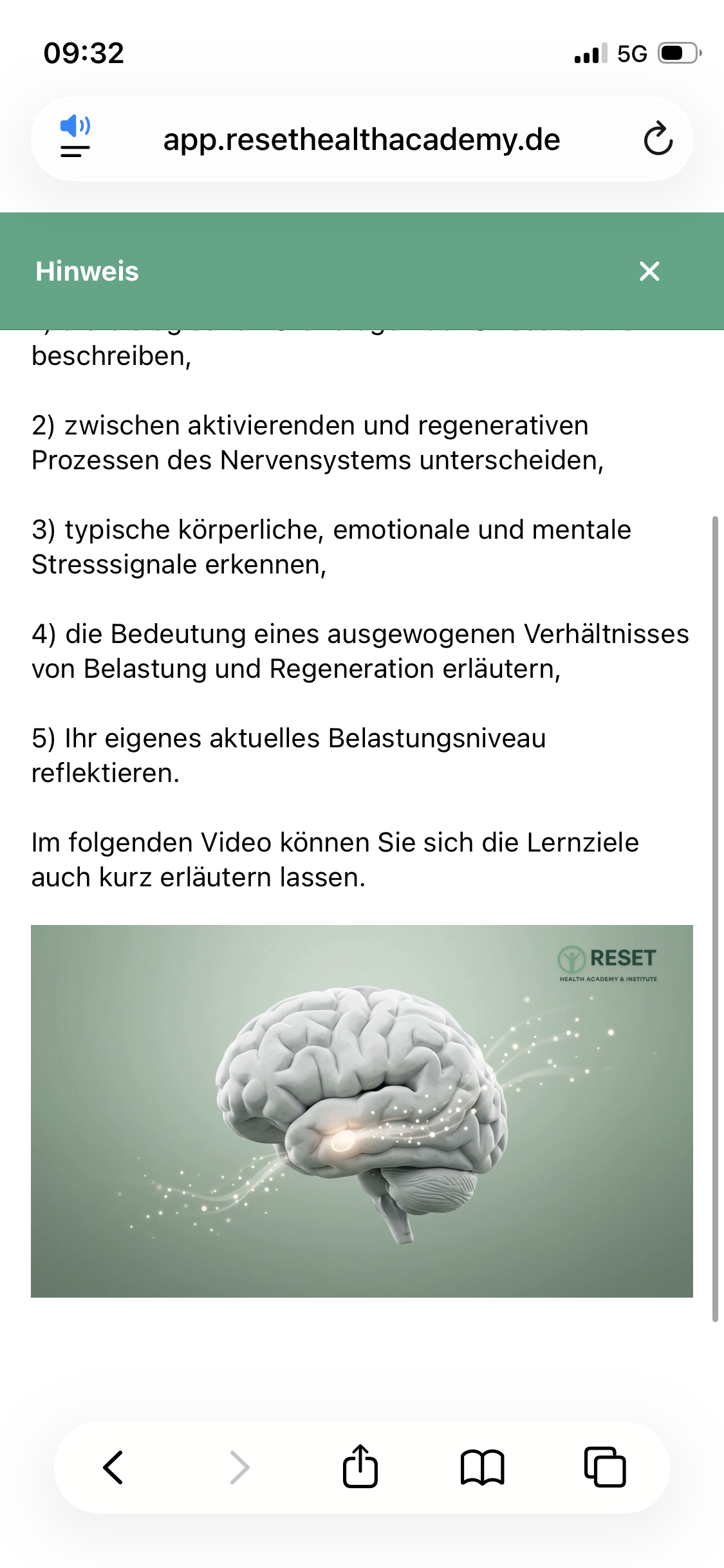 Reset Schmerz-App Ansicht 3